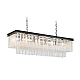 Подвесная люстра Delight Collection 1920s Odeon KR0387P-10C/P black/frost