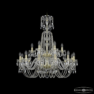 Подвесная люстра Bohemia Ivele Crystal 1402/12+6/300/XL-91/2d G