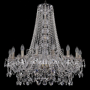 Подвесная люстра Bohemia Ivele Crystal 1411/16/300/h-90 Pa