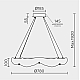 Подвесная люстра Modelux ML.9366.800 GD