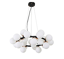 Подвесная люстра Lumina Deco Marsiada LDP 6033-25 BK+MD