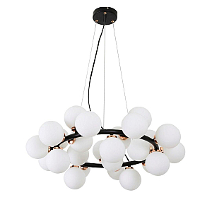 Подвесная люстра Lumina Deco Marsiada LDP 6033-25 BK+MD