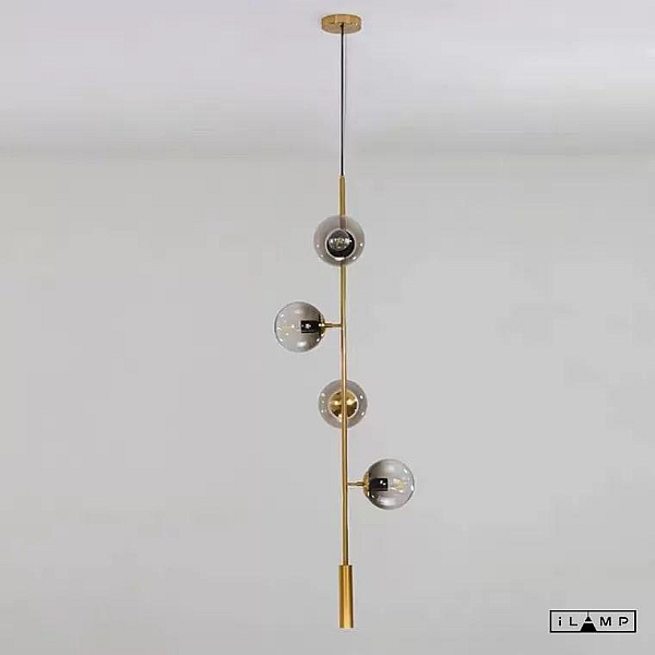 Подвесная люстра iLamp Artis 8149P/4A BR-SM