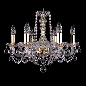 Подвесная люстра Bohemia Ivele Crystal 1402/6/160 G Balls