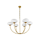 Люстра NEWPORT 3916/С brass
