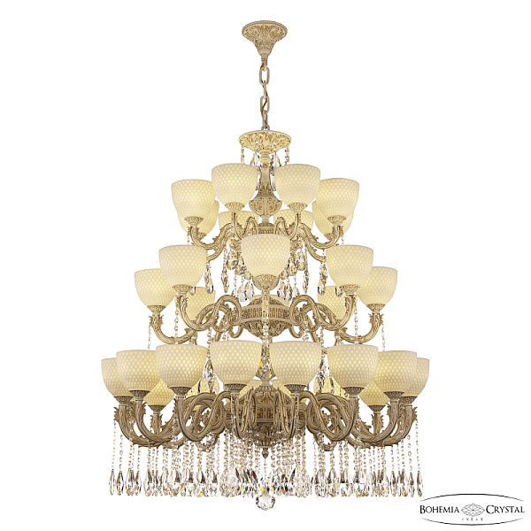 Подвесная люстра Bohemia Ivele Crystal AL79101/16+8+8/300/3d A WMG P1 U Wave