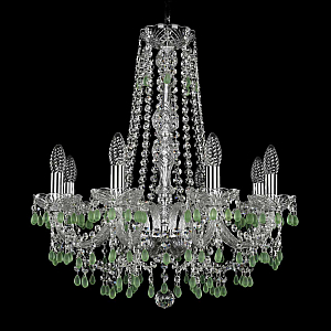 Подвесная люстра Bohemia Ivele Crystal 1410/8/195/h-60 Ni V5001