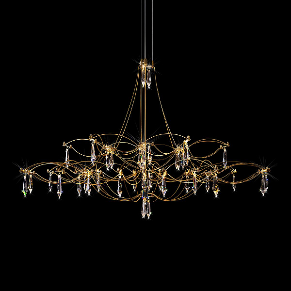 Подвесная люстра Loft IT Mira 10590/1000 Gold Asfour