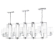 Подвесная люстра Crystal Lux Nicolas SP12 L1600 Nickel/White