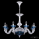 Подвесная люстра Bohemia Ivele Crystal AL79101P/8/250 WMN P Aquamarine/M-1G