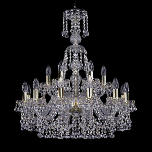 Подвесная люстра Bohemia Ivele Crystal 1409/12+6/240/XL-76 G