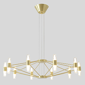 Подвесная люстра Crystal Lux DOROTEA SP10 GOLD