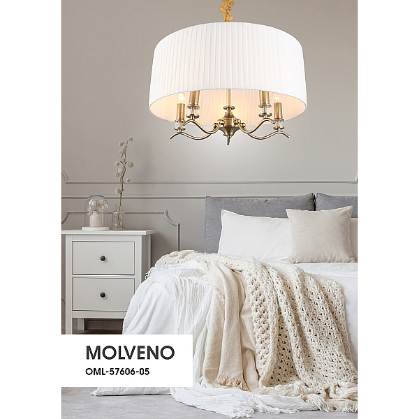 Подвесная люстра Omnilux Molveno OML-57606-05