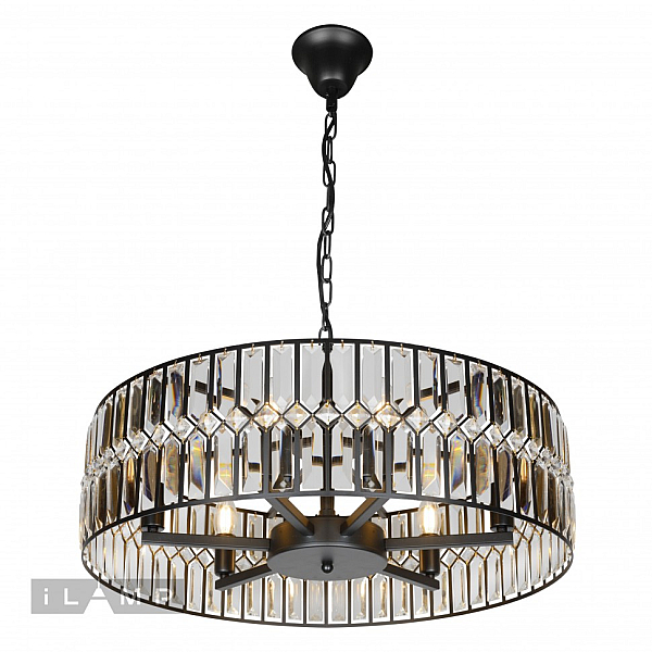 Подвесная люстра iLamp Form 6122-600 BK