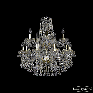 Подвесная люстра Bohemia Ivele Crystal 1409/10+5/195/2d G
