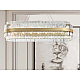 Подвесная люстра Newport 10242/120 oval brass М0066145