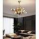 Подвесная люстра Delight Collection Britannica 8898P/AL gold/smoky