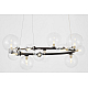 Подвесная люстра Lumina Deco LDP 7033-15 BK+CL