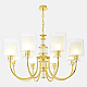 Подвесная люстра Crystal Lux ELENA SP8 GOLD