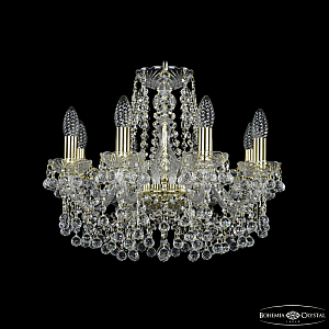 Подвесная люстра Bohemia Ivele Crystal 1409/8/160 G