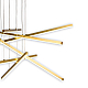 Подвесная люстра Natali Kovaltseva LED LAMPS 81103/6C BRASS