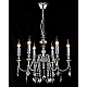 Подвесная люстра Crystal Lux MERCEDES SP6 CHROME/SMOKE