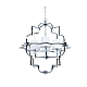 Подвесная люстра Lumina Deco Baltimore LDP 8020-4 CHR+WT