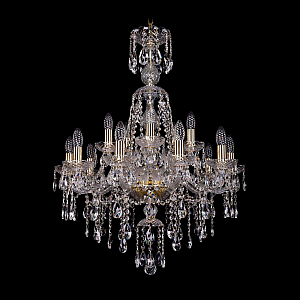 Подвесная люстра Bohemia Ivele Crystal 1415/10+5/220/XL-86 G