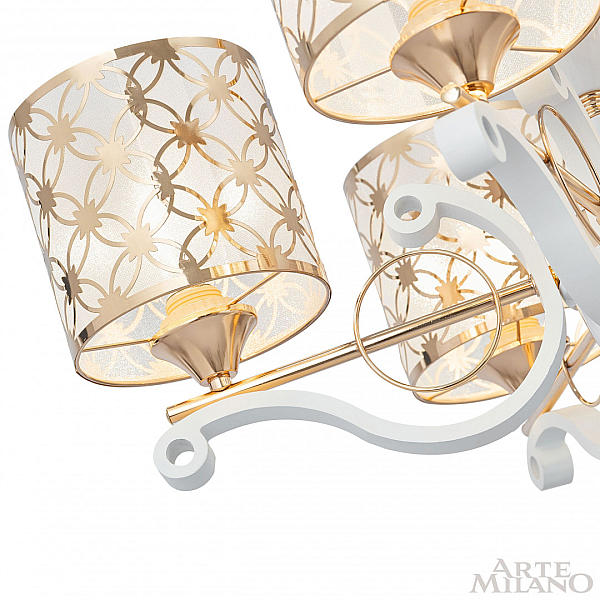 Подвесная люстра Arte Milano Florentia-3097 303097/6 Wh/Gd