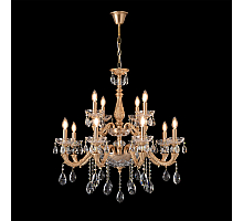 Подвесная люстра Crystal Lux ELIZABETH SP8+4 BRASS