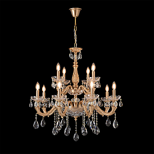 Подвесная люстра Crystal Lux ELIZABETH SP8+4 BRASS