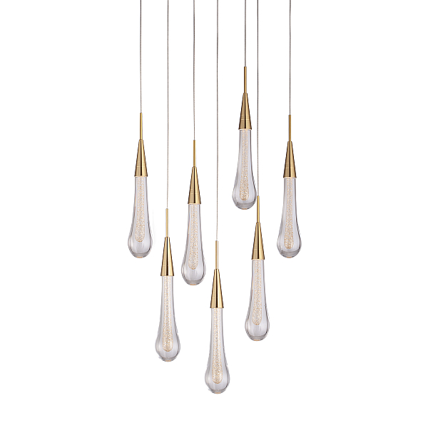 Подвесная люстра DeLight Collection Pour MD2060-7A br.brass