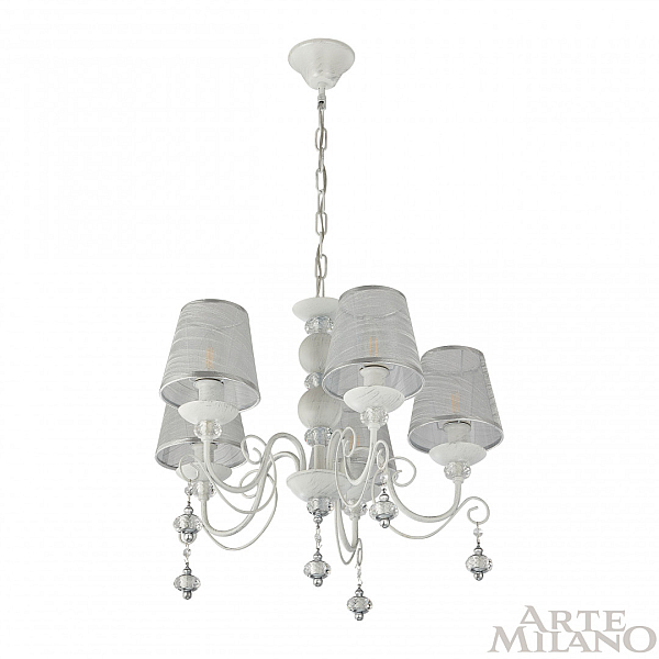 Подвесная люстра Arte Milano 347620/5 WT+SL