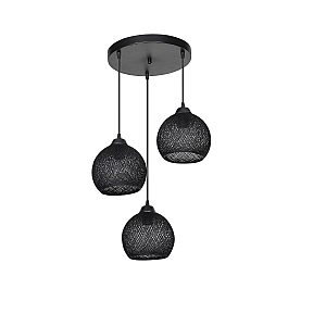 Подвесной светильник Toplight Lizbeth TL1612R-03BK
