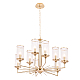 Подвесная люстра Crystal Lux Gloria SP9 Brass