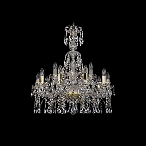 Подвесная люстра Bohemia Ivele Crystal 1413/10+5/220/XL-74 G