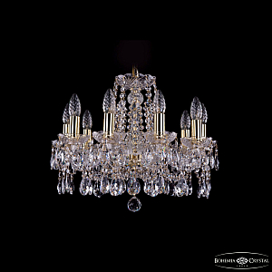 Подвесная люстра Bohemia Ivele Crystal 1413/10/165 G