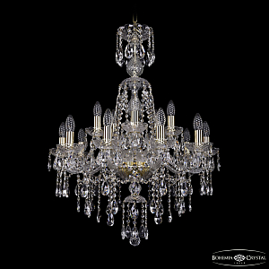 Подвесная люстра Bohemia Ivele Crystal 1415/10+5/220/XL-86 G
