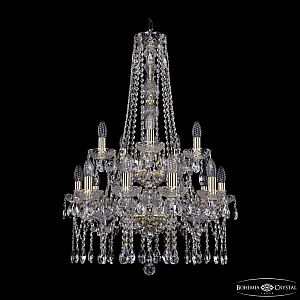 Подвесная люстра Bohemia Ivele Crystal 1413/10+5/200/h-87/2d G