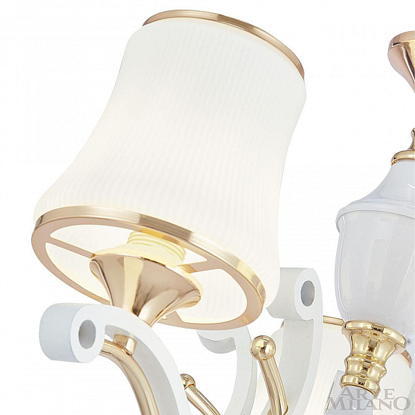Подвесная люстра Arte Milano Florentia-3987 303987/3 Wh/Gd