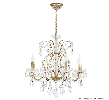 Подвесная люстра Crystal Lux ODELIS SP8 GOLD