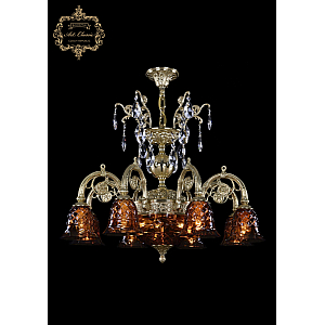 Подвесная люстра Art Classic 31.24.8.KR175SP.250IT.G.Sp.Amber.1B