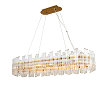 Подвесная люстра DeLight Collection Vittoria KG0769P-12L clear/ brass