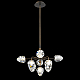 Подвесная люстра Delight Collection On the Rocks P68038L-9 gold