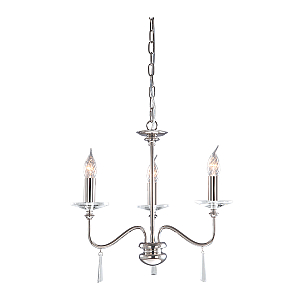 Подвесная люстра Elstead Lighting Finsbury park FP3-POL-NICKEL