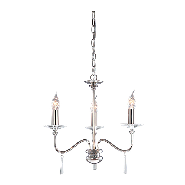 Подвесная люстра Elstead Lighting Finsbury park FP3-POL-NICKEL