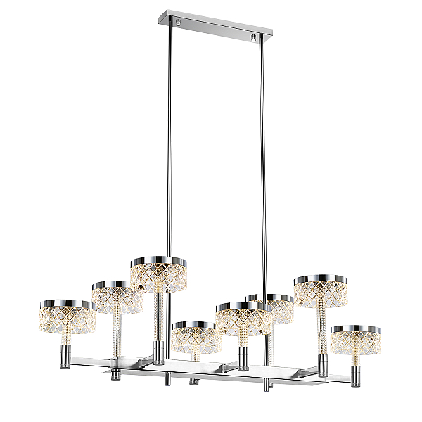 Подвесная люстра Delight Collection MD21020075 MD21020075-8B chrome