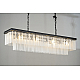 Подвесная люстра Delight Collection 1920s Odeon KR0387P-12C/P black/frost