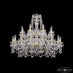 Подвесная люстра Bohemia Ivele Crystal 1411/16+8/360/2d G