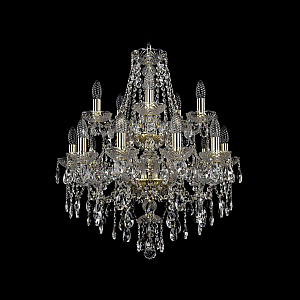 Подвесная люстра Bohemia Ivele Crystal 1415/10+5/200/2d G
